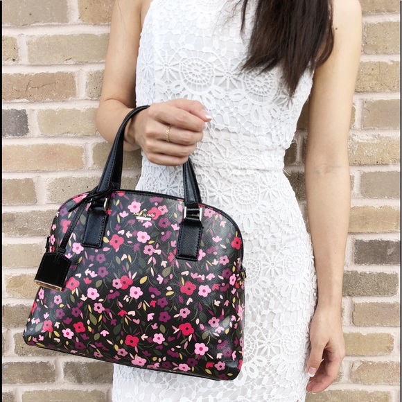 👜💕- NWT KATE SPADE Satchel Floral - Picture 2 of 7